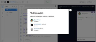  Entorno de desarrollo del
chat. Equipo ejemplo