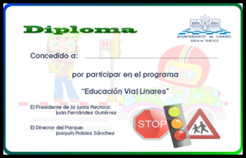 Diploma del
Ayuntamiento de Linares