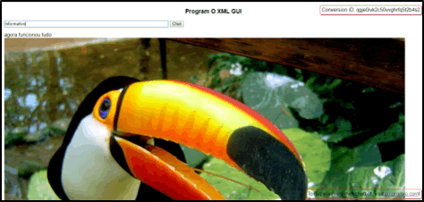 Resposta com imagem e texto armazenados em BD externo