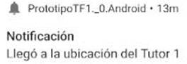 Notificación de proximidad