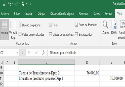 Solución de caso para examen en Excel.