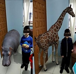  Intera&ccedil;&atilde;o das crian&ccedil;as com recursos de RA