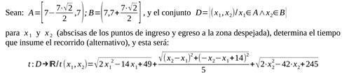  La Función tiempo y su Dominio
