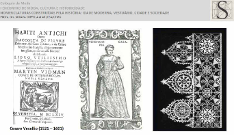 Exemplo da associação entre texto, imagem e resgate de técnicas antigas