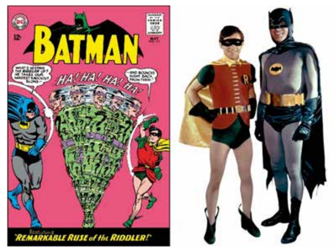 Uniforme e capa da HQ Remarkable Ruse of the Riddler