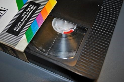 Casetes VHS con binder