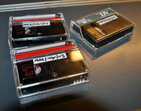 Colección de 4 casetes Mini-dv
(imagen ilustrativa)