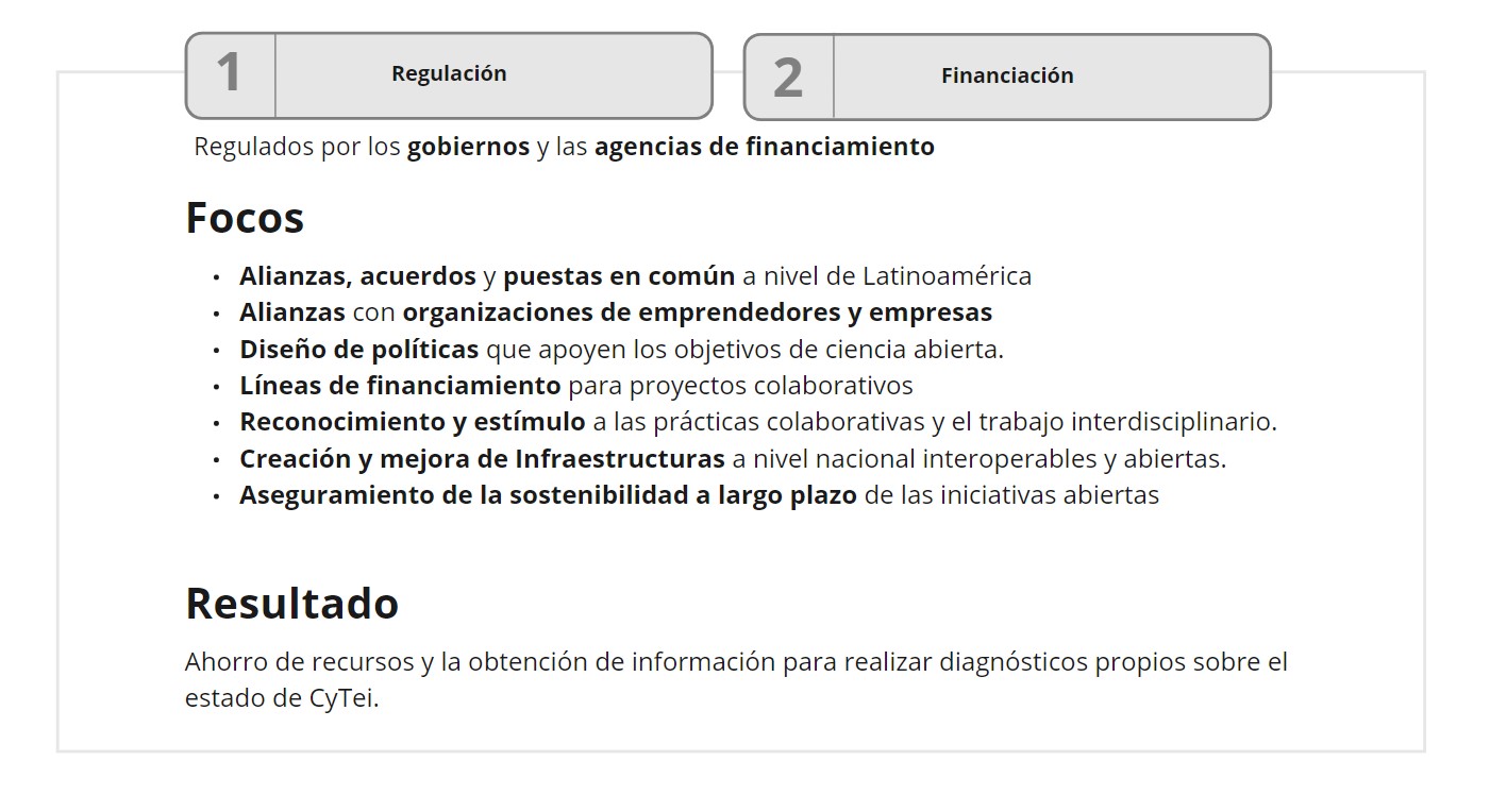 Cuadro 2: Resumen de propuestas e impacto
esperado