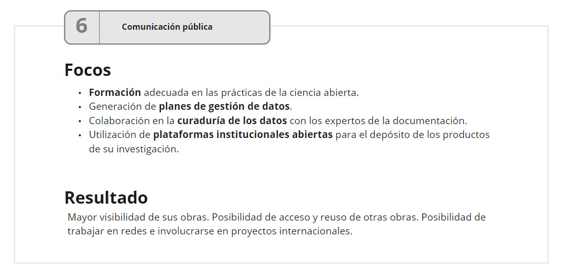 Resumen de propuestas e impacto
esperado (continuación)