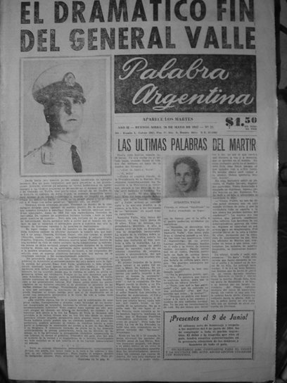 Portada  de Palabra Argentina
