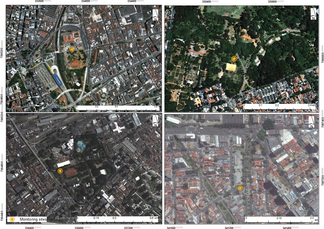 Aerial
images of the vehicular