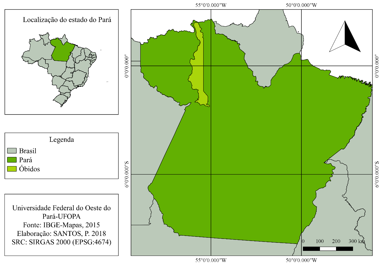 Localização do município
de Óbidos