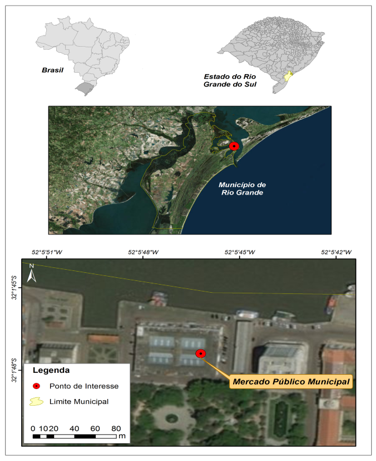 Localização
do MPMRG no Rio Grande do Sul e no Brasil