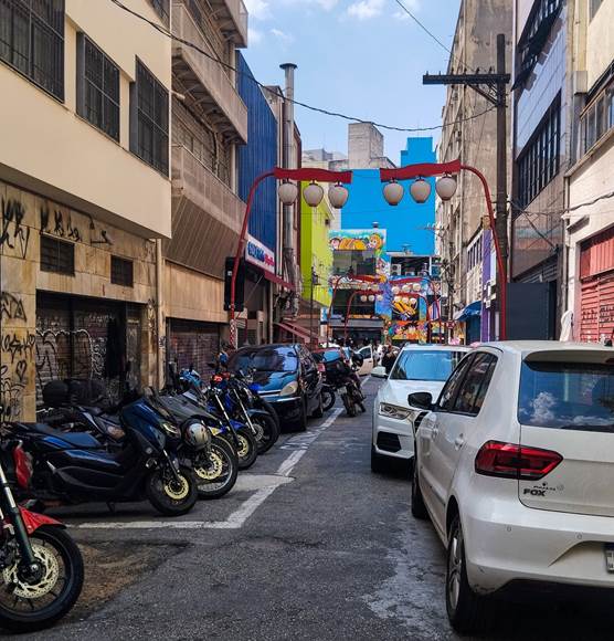 Beco em que se localiza a Capela
e o Cemitério dos Aflitos