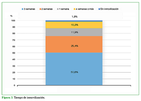 Tiempo de inmovilización.