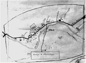 Distrito de Upala: plano de la villa central (1959)