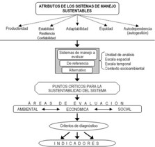 Esquema general de evaluación MESMIS