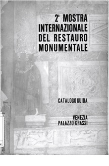 PORTADA DEL CATÁLOGO DE LA EXHIBICIÓN DE 1964, EDITADO
POR MARCO DEZZI BARDESCHI Y PIERO SANPAOLESI.