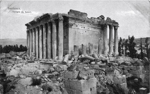 BAALBECK, LEBANON. Postcard. 