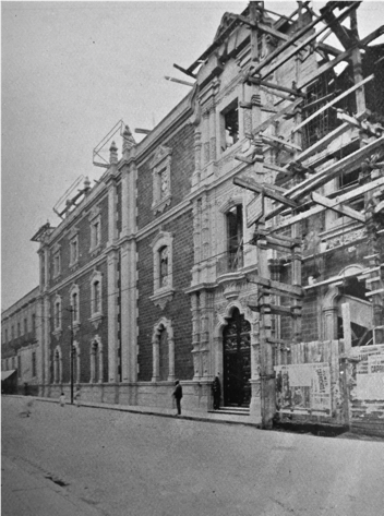 FACHADA DEL ANEXO EN
1910. 