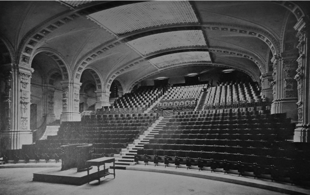 BÓVEDA DEL ANFITEATRO DE
LA ENP, ANEXO, 1910. 