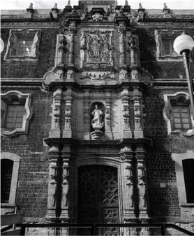 FAÇADE OF THE COLEGIO CHICO (SAN ILDEFONSO STREET), ANTIGUO COLEGIO DE SAN
ILDEFONSO, MEXICO CITY. 