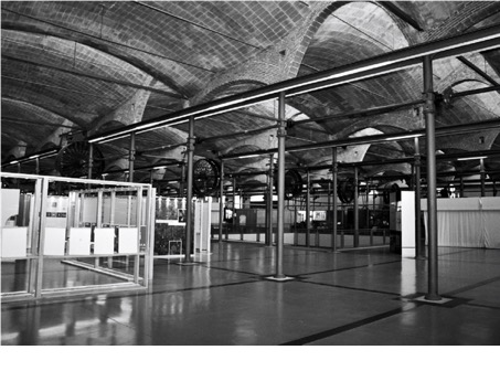 MUSEU DE LA CIENCIA I DE LA TÉCNICA DE
CATALUNYA. TERRASA (BARCELONA). BEFORE: VAPOR AYMERICH, AMAT I JOVER. LLUÍS
MUNCUNIL I PARELLADA, 1907-1908. Intervention by Joan Margarit and Carles Buixadé,
1984. 