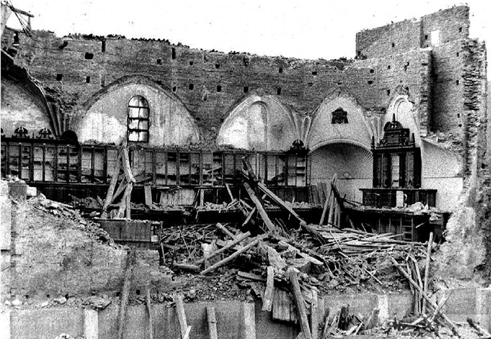 A SAD EXAMPLE OF THE
EFFECT OF DEVELOPMENT IN SPANISH CITIES: THE DESTRUCTION OF THE OLD LITERARY
UNIVERSITY SITUATED IN PLAZA DE LA MAGDALENA, ZARAGOZA. 