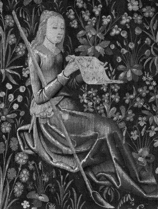 SHEPERDESS
MAKING 

MUSIC DETAIL
TAPESTRY, 

METROPOLITAN
MUSEUM OF 

ART.