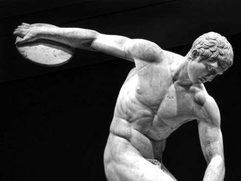 DISCOBOLUS, BRITISH MUSEUM. 
