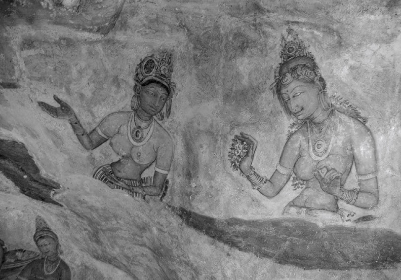 PINTURA
MURAL DE SIGIRIYA. 