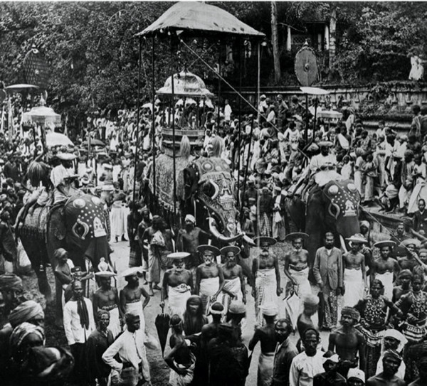 ESALA
PERAHERA, KANDY, SRI LANKA, CA. 1885.