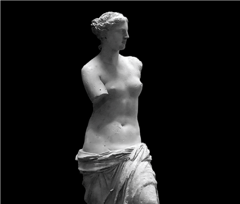 VENUS DE
MILO, LOUVRE. 