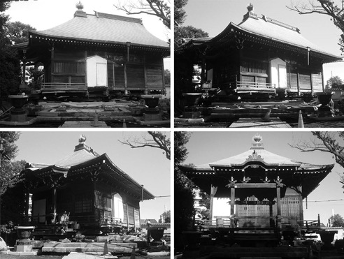FIGURA 2. TRASLADAÇÃO E ROTAÇÃO DO
TEMPLO YUTENJI, MEGURO, TÓQUIO, 2014.