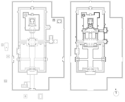 FIGURAS 5 E 6. SANTUÁRIO MEIJI ANTES
E DEPOIS DA SUA RECONSTRUÇÃO EM 1958