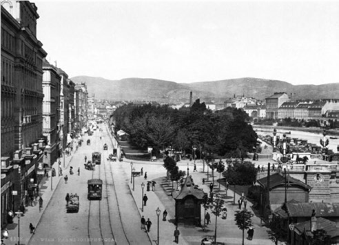 MUELLE DE FRANCISCO JOSÉ, VIENA, CA.1900.