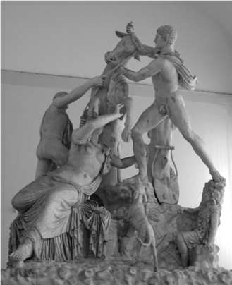 TORO
FARNESIO

Apolonio y
Taurisco de Tralles, s.III d.C. Museo
Arqueol&oacute;gico Nacional de N&aacute;poles.