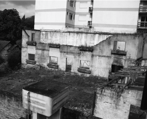 Figure 3. Home for Girls, image of the background before its restoration.