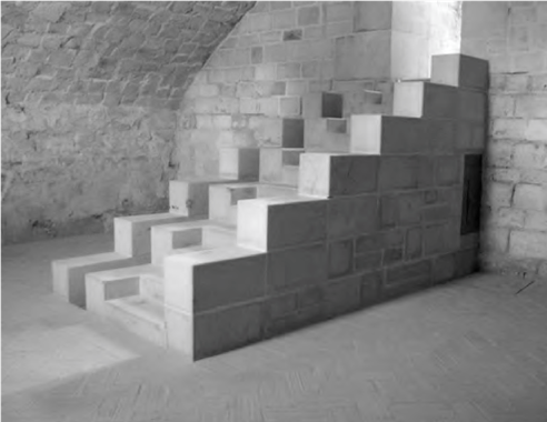 FIGURAS 7 Y 8. TEMPLO DE COIXTLAHUACA. Reconstrucci&oacute;n de los espacios y elementos arquitect&oacute;nicos no documentados.