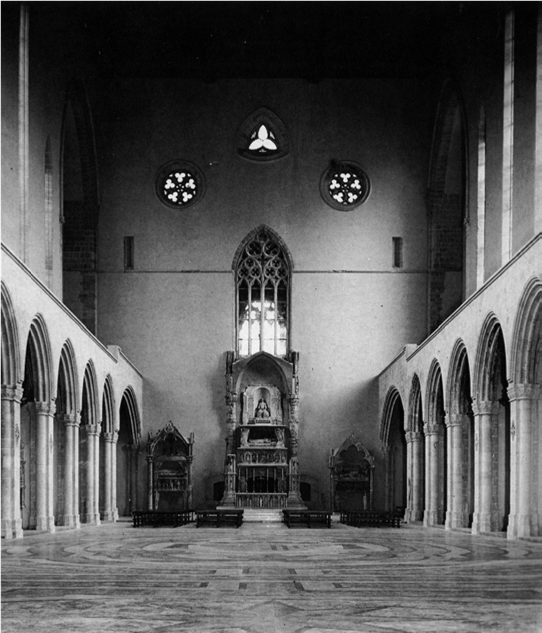 SANTA CHIARA, NAPLES. Interior, after the restoration.