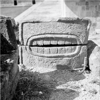 M&Eacute;XICO, YUCAT&Aacute;N, UXMAL. Fragmento. Fotograf&iacute;a de Roberto Pane, 1962.