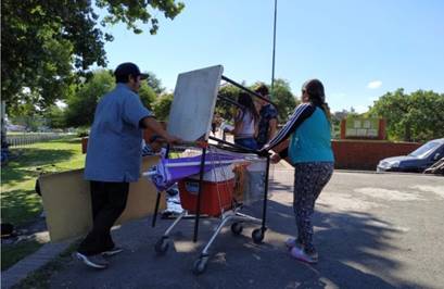 Traslado y montaje del puesto, oto&ntilde;o de 2019