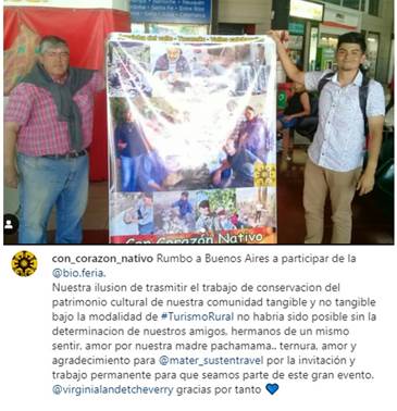 Fotos del trabajo del proyecto comunitario &ldquo;Con Coraz&oacute;n Nativo&rdquo;