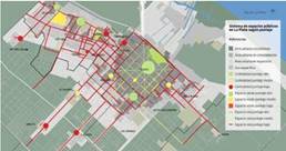 Sistema de Espacios P&uacute;blicos seg&uacute;n puntaje en La Plata