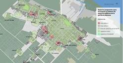 Espacios propuestos para incorporar al sistema de espacios p&uacute;blicos en la periferia platense