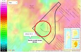 Topograf&iacute;a del barrio Parque Independencia, Mar del Plata (2018)