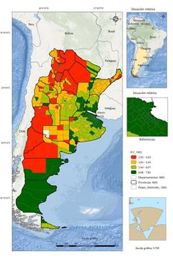 Calidad de vida en Argentina en 1895
