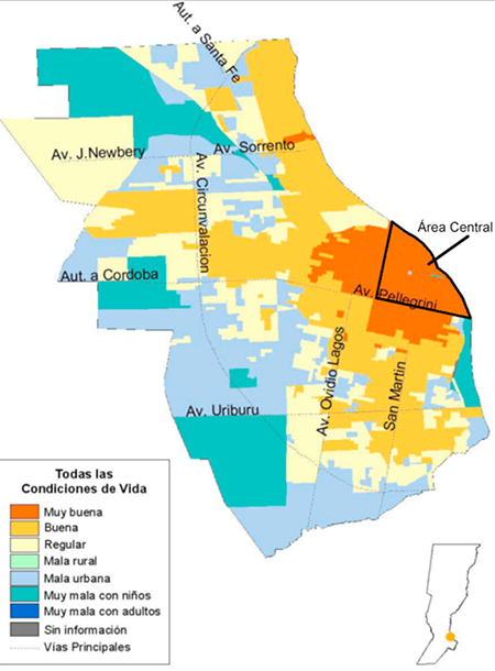 Mapa Social de la ciudad de Rosario