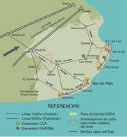El sistema el&eacute;ctrico de la costa atl&aacute;ntica bonaerense
