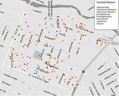 Geos&iacute;mbolos por identificaci&oacute;n religiosa